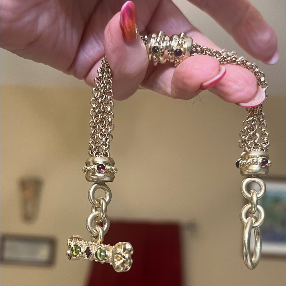 Sold 14k  gold bracelet - Picture 6 of 7